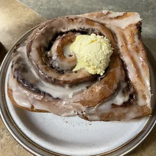 Homemade cinnamon roll