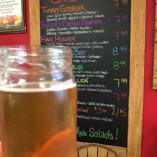 Craft beer to enjoy there or take out