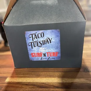 Taco tuesday boxes ready to roll. Various meat options.