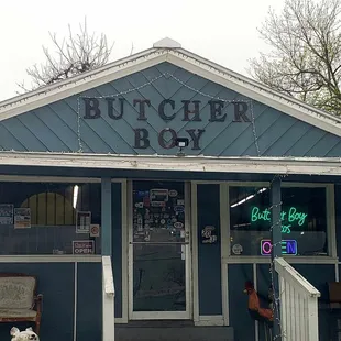 Butcher Boy exterior. It used to be a butcher shop in the 70's.