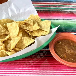 Chips and salsa.