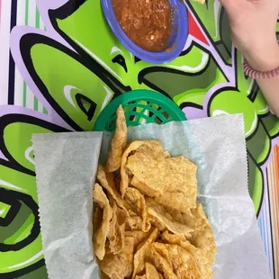 Chips and salsa (amazing)
