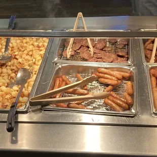 a variety of food items