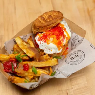 Hot Chicken on a Biscuit