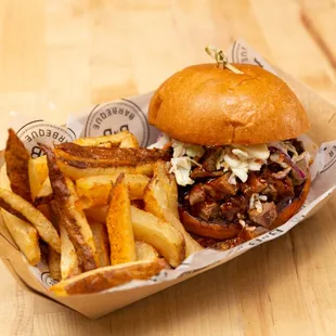 Chopped Brisket Sandwich