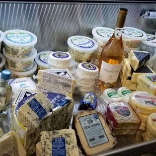 More cheese. Interesting selection