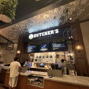 customers at the counter
