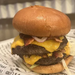 Double BBQ Bacon Cheeseburger