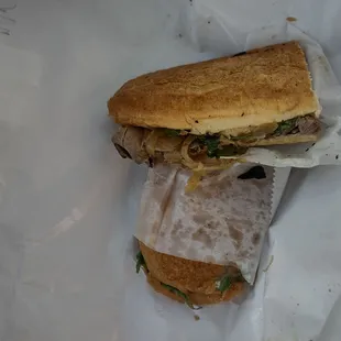 Mr James sandwich (minus cheese because I am lactose intolerant)