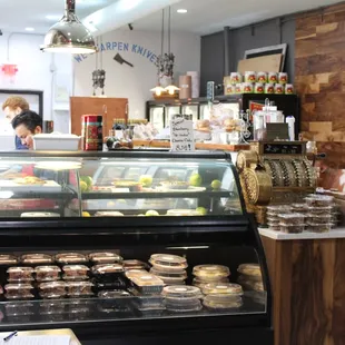 Sweets case, don't leave without dessert.