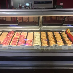 More meat and specialty items.