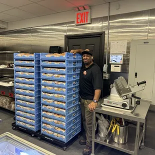 Martin's Potato rolls delivered fresh daily