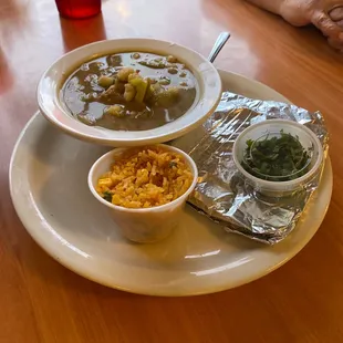 Pozole breakfast special