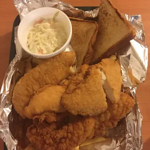 The chicken finger basket.