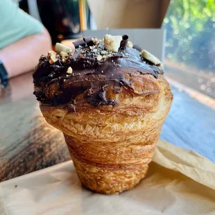 Chunky monkey cruffin