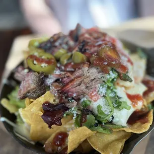 Brisket nachos