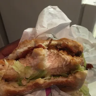 Messy but real good... called F&apos;N chicken burger