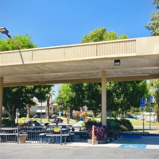 Outside seating area