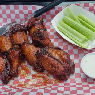 Smoked bbq wings