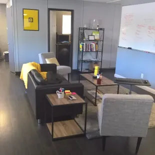 Comfort and elbow room...let's get to work!