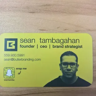 Give Sean a call: 559-930-5991