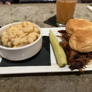 Sliders with a side of mac