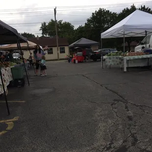 a view of the farmers market