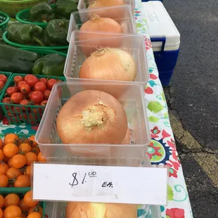 onions, peppers, tomatoes, and peppers
