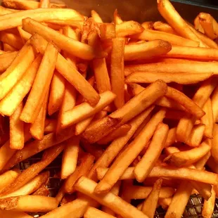 Skin on fair cut fries