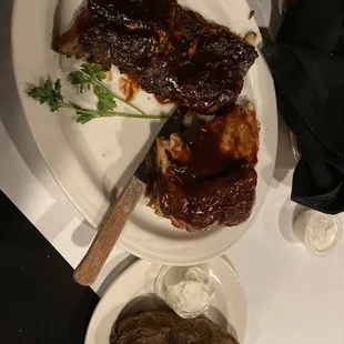 Rib and chicken Saturday special