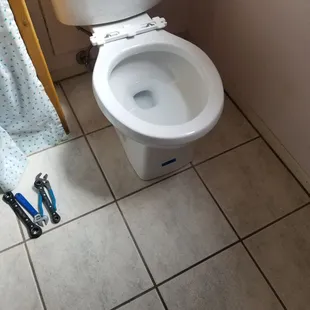 Before: The daunting clog - A challenging start, but Butler Mechanical was up for the task.