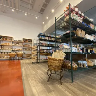 Butler's Pantry has expanded grocery offerings including milk, eggs, yogurt, bread, fruit, and more.