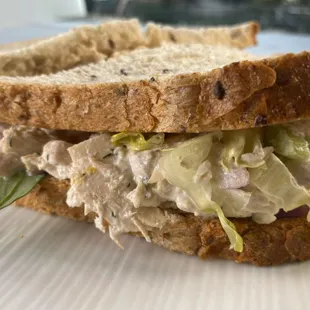 Tuna salad sandwich.