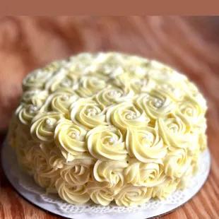 Lemon Layer Cake with Lemon Buttercream
