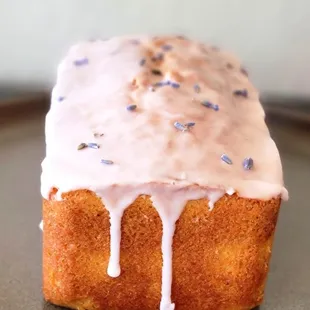 Lavender Pound Cake with Lavender Lemon Glaze