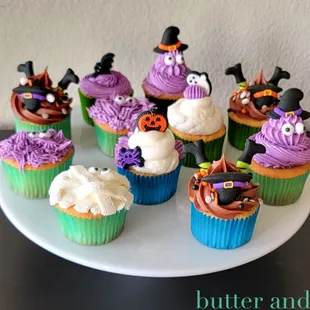 Halloween-special Assorted Cupcakes