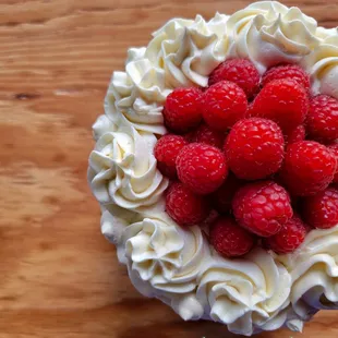 Raspberry White Chocolate Layer Cake