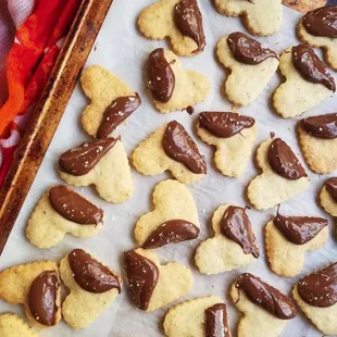 Shortbread with Chocolate Spread