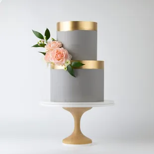 Brushed Metal + Fresh Flowers