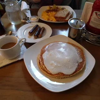 Jelly Donut Pancakes