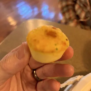 Cute little cupcake that came with meals