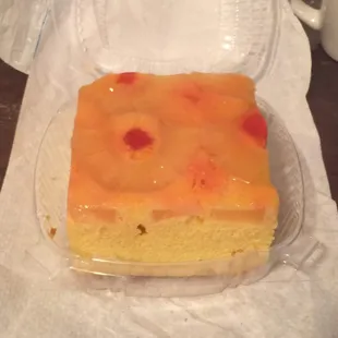 Pineapple upside down cake.