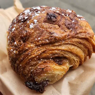 Mini ube coconut croissant