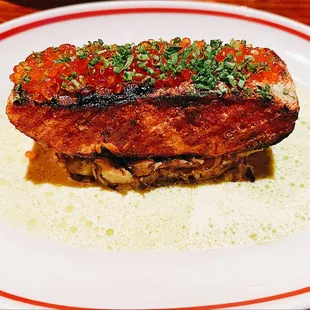 Atlantic Salmon in Green Salt