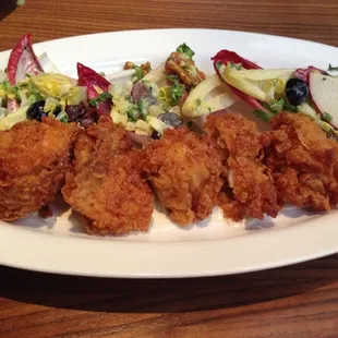 Fried Chicken Waldorf Salad