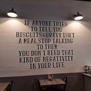 I saw this message on the wall while standing in line. So true.