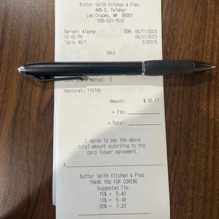 Receipt