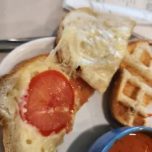 Grilled cheese with hair