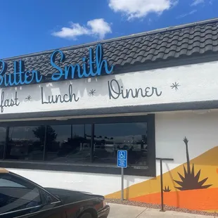 Front of restaurant