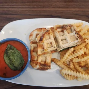 Grilled Cheese with Tomato Basil Soup